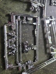 AMT 1/25 Ford Model T Chrome Parts Lot suspension & More STK E275