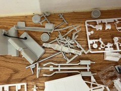 Unassembled Model Car Kit Parts Lot