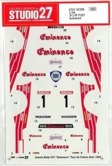 STUDIO27 1/24 LANCIA 037 eminennce for Hasegawa DC395 Rally car decal