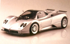 1/24 Aoshima Pagani Zonda C12S Sports Car Race Car # 20211