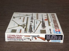 VINTAGE ARMY TOY TAMIYA US INFANTRY WEAPONS SET MILITARY MINI WWII MODEL KIT