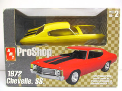 AMT – PRO SHOP – 1972 CHEVROLET CHEVELLE SS 454 – 1/25 PREPAINTED MODEL KIT