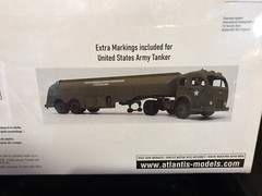ATLANTIS H1402 SINCLAIR WHITE-FRUEHAUF GAS TRUCK MODEL KIT-NIB-1:48 SCALE