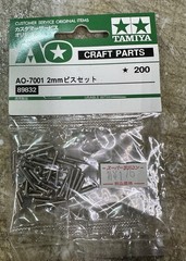NIB Tamiya Mini 4WD – 89832 – 2mm Stainless Steel Screw Set AO-7001