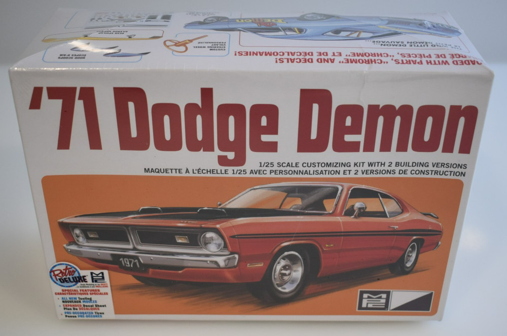 MPC ’71 Dodge Demon Plastic Model Kit Retro Deluxe 1:25 MPC997 Factory Sealed