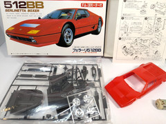 NITTO KAGAKU Ferrari 512BB Berlinetta Boxer (OPEN BOX) 1/28 Model Car Kit No. 10