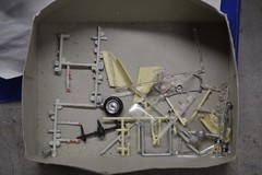 VINTAGE AMT 1937 CHEVY COUPE MODEL KIT WITH BOX PARTS MISSING AS IS