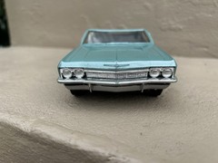 1965 Chevy Impala SS Convertible Dealer Promo Model Car Turquoise Read