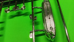 57 1957 Chevy Bel Air 1/25 Hard Body Glass Chrome Bumpers Grille Slot Car?