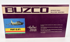 Vintage 1967 Buzco Fiat G.91 Heller Authentic Model Kit 1:50 Scale