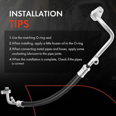 A/C Discharge Line Hose Assembly Compatible with Hyundai Sonata 2011-2014 & Kia