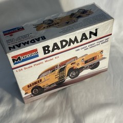 1973 Monogram Badman ’55 Chevy Street Funny Car Gasser 1:24 Factory Sealed !
