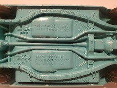 M131. 1964 FORD GALAXIE 500 XL DEALER PROMO MODEL CAR 1/25 Scale TURQUOISE