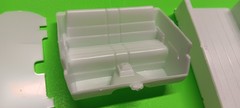 77 Chevy Street Pickup Truck 1/25 Hood Cab Glass Step Side Bed Chrome Open Grill