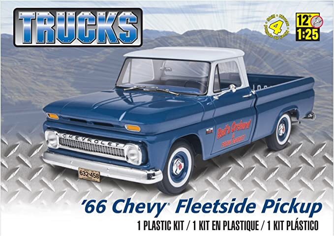 Revell-MONOGRAM 7225 1/25 1966 Chevy Fleetside Pickup Truck
