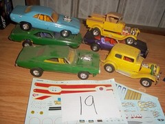 Model Car Junkyard/Parts Lot Salvage Built Plastic Models #19