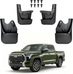 Mud Flaps for Toyota Tundra 2022-2026, No-Drill Custom Fit Splash Guards, Stop P
