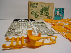 DRAGON WAGON TOM DANIEL SHOW ROD MODEL KIT MONOGRAM VINTAGE 1969 RARE