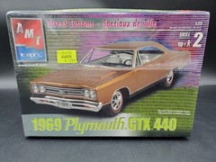🔥😎AMT ERTL 1969 Plymouth GTX 440 Street Custom 1:25 Model Kit Muscle 31930😎🔥