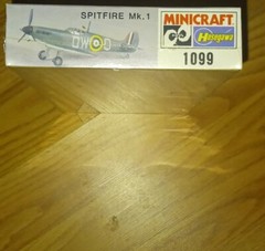 SPITFIRE SUPERMARINE MK.I MILITARY PLANE MODEL KIT ORIGINAL FACTORY SEALED 1/72
