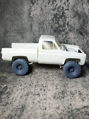 Resin 1/24 Scale “Super Swamper” StyleOff-Road model car wheels, 1/24 1/25 Truck