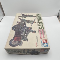 Tamiya 1:35 BMW R75 Motorcycle & Sidecar Plastic Model Kit w/ Figures Decals