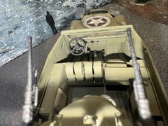 Built 1/35 M16 AA Half-Track Multiple Motor Carriage Anti-Aircraft !!