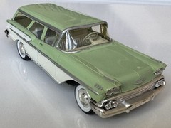 1958 Chevrolet Nomad GM Dealership Promotional Model Car SEA FOAM GREEN/WHITE
