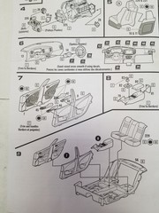 2021 Dodge Charger Hellcat INTERIOR FLOOR from 1:25 AMT Model Kit