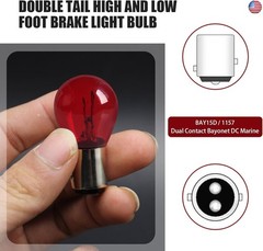 10 PCS 1157 Light Bulbs, P21/5W S25 12V 21/5W BAY15D Turn Signal Light Bulbs,