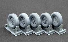 ScaleX WM-35019S 1/35 CARGO TRUCK T2 Sagged wheel set for Ak-interactive