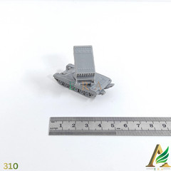 1/144 TOS-1A Rocket Launcher Tank Model Kit Resin Unpainted Miniature