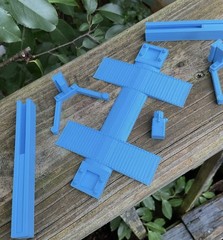 1/24 Two Post Automotive Lift Kit 1:24 Scale Garage Diorama Mechanic Tool Parts