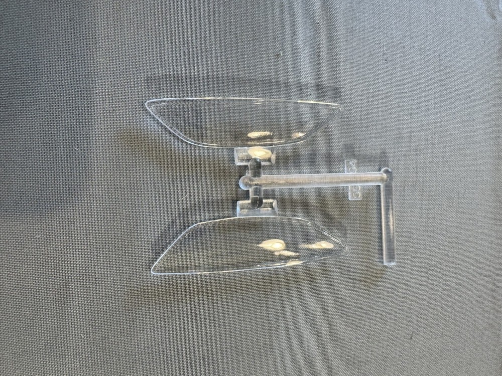 Polar Lights 6505 Rambunctious Funny Car Parts Kit Bash Clear Side Windows