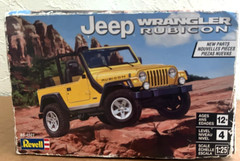 Revell 1/25 Jeep Wrangler Rubicon Kit Sealed bags in open box
