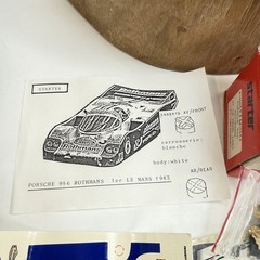 Starter 1:43 Scale Resin Almost Complete Porsche 956 Rothmans LeMans 1983