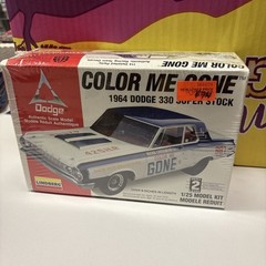 NEW! Sealed! Lindberg Color Me Gone 1964 Dodge 330 Super Stock Model Car Kit