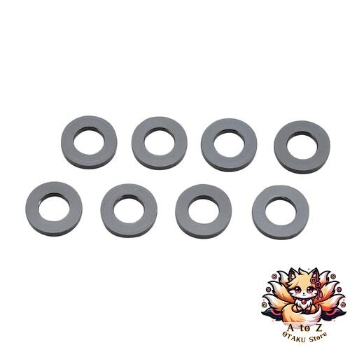 NEW Yokomo φ3xφ6×1.0mm Aluminum Shim 8-pack Black ZC-A3610BA