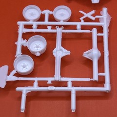 1955 Bel Air Chevy AMT Wheels Axle Diff Fan Driveshaft Model Parts 1:25 New 12