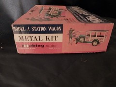 Vintage Hubley Metal Model Kit – Model A Station Wagon No. 4858 NEW OPEN BOX