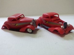 Vintage Ford coupe junk parts built model cars(please read)