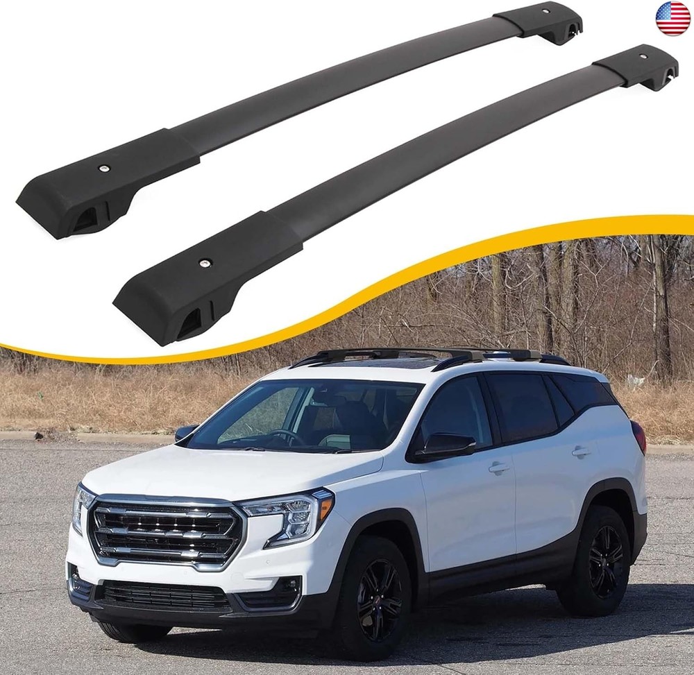 EZREXPM Cross Bars Roof Rack Fit for GMC Terrain 2018 2019 2020 2021 2022 2023