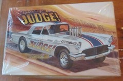 AMT 1957 Ford Thunderbird Here Comes the Judge 60s Drag Issue #T235 Built in Box