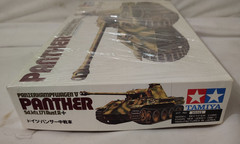 Tamiya WWII Military German Panther Panzerkampfwagen Tank Model Kit Open Box