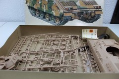 Vintage Tamiya 1/35 M3 Bradley #3631 Model Kit Partially Assembled