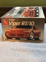 AMT Ertl Dodge Viper RT/10 1:25 Model Kit 6808 Open Box Complete 1992