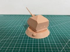3D Printing 1/200 Russian warships A-190 naval gun Unpainted