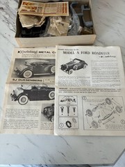 Vintage 1964 Hubley Metal Model Kit Model A Roadster #4850-300 in Original Box
