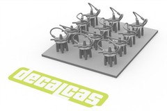 Decalcas Detail-Up Parts 1:12 Scale Bonnet Pin (Type 01) 3D Printed # DCL-PAR073