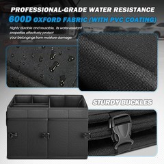 Dna Motoring Trunk Organizer For Suv Large Capacity Car Organizer And Storage 4